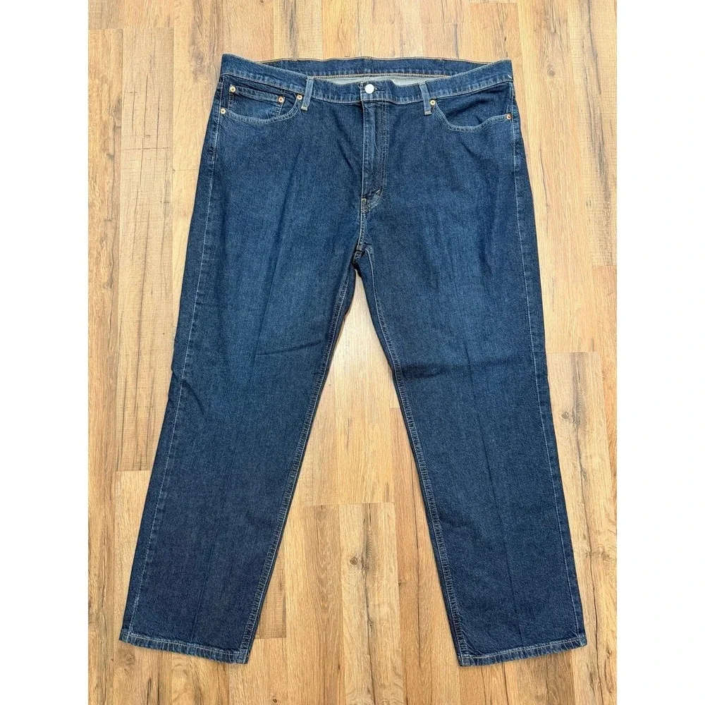 Levi's 541 Athletic Fit Jeans‎ Men 42x30 Dark Wash Stretch Denim